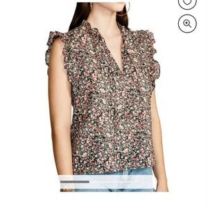 BB Dakota x Steve Madden Ditsy Floral Blouse